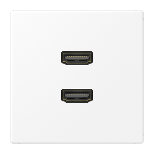 Multivides termināls 2 x HDMI, matēts sniegbalts, LS990