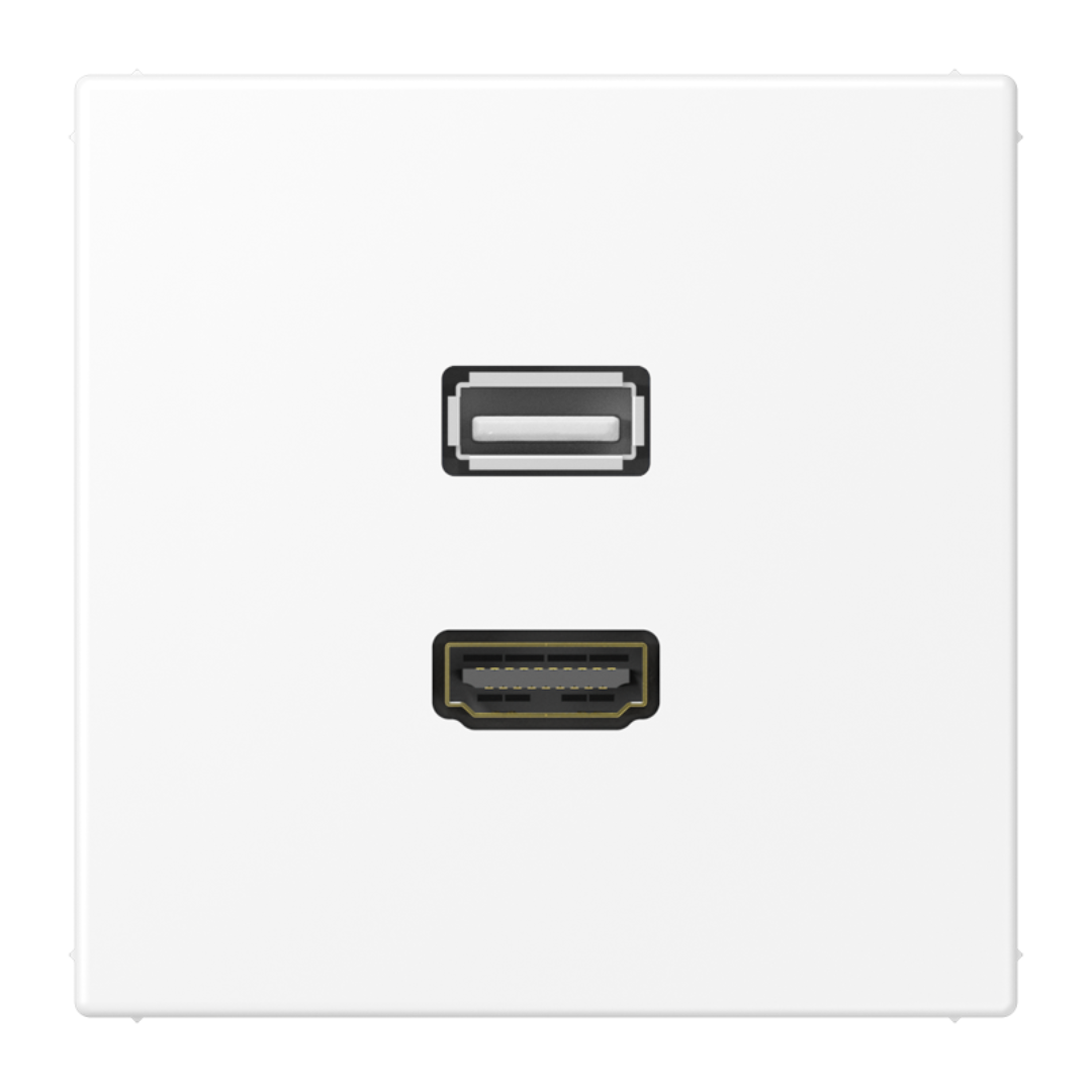 Multivides termināls HDMI / USB 2.0, matēts sniegbalts, LS990