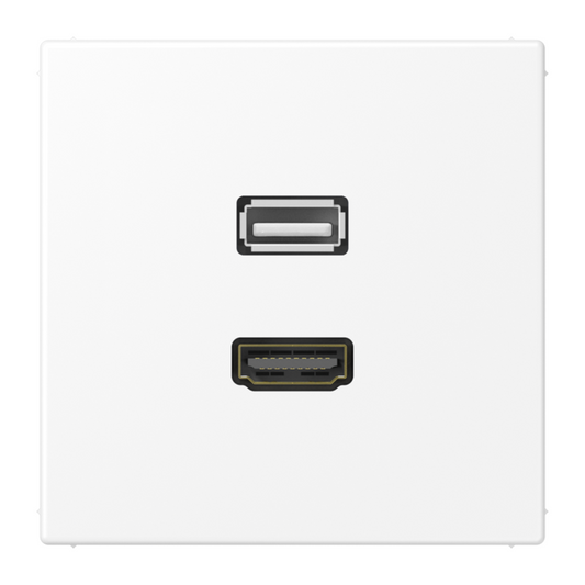 Multivides termināls HDMI / USB 2.0, matēts sniegbalts, LS990