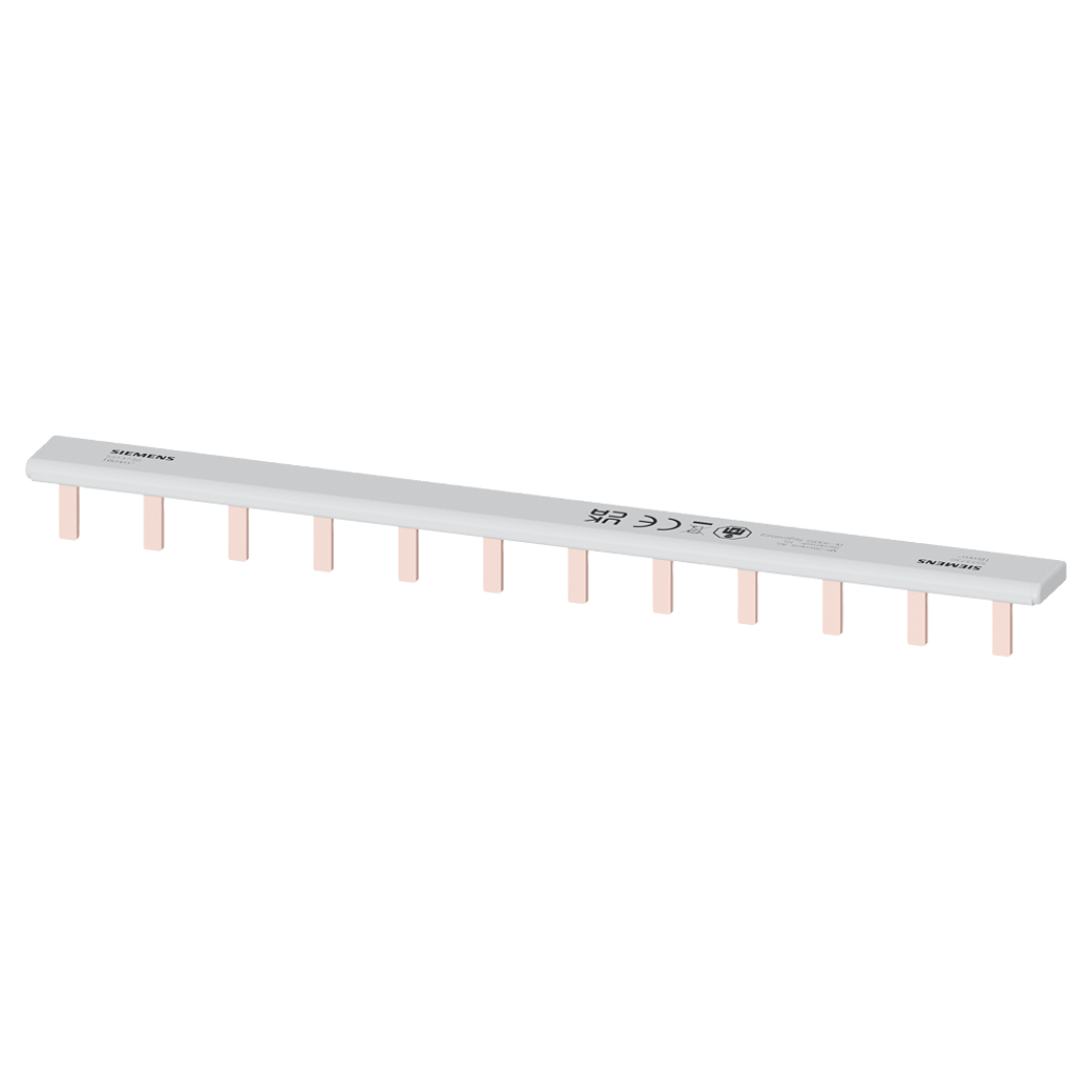 Ķemmes kopne 1P, spraudņa veida, 12 mod., 210mm, 10mm2, 63A, SIEMENS automātiem