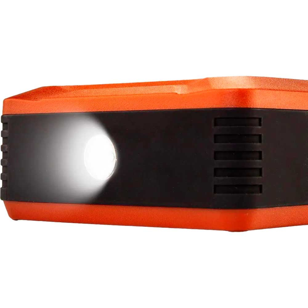 Akumulatora starteris, gaisa kompresors 3.5 BAR, LED prožektors, power bank 14Ah, 1xUSB-A 1A, 1xUSB-A 2A, NEO TOOLS