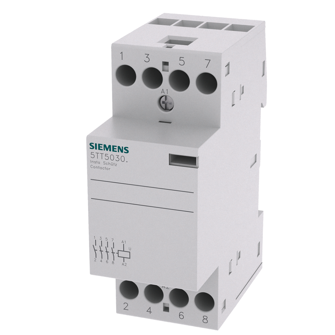 Modulārais kontaktors 4NO, 25A, AC 230V, SIEMENS