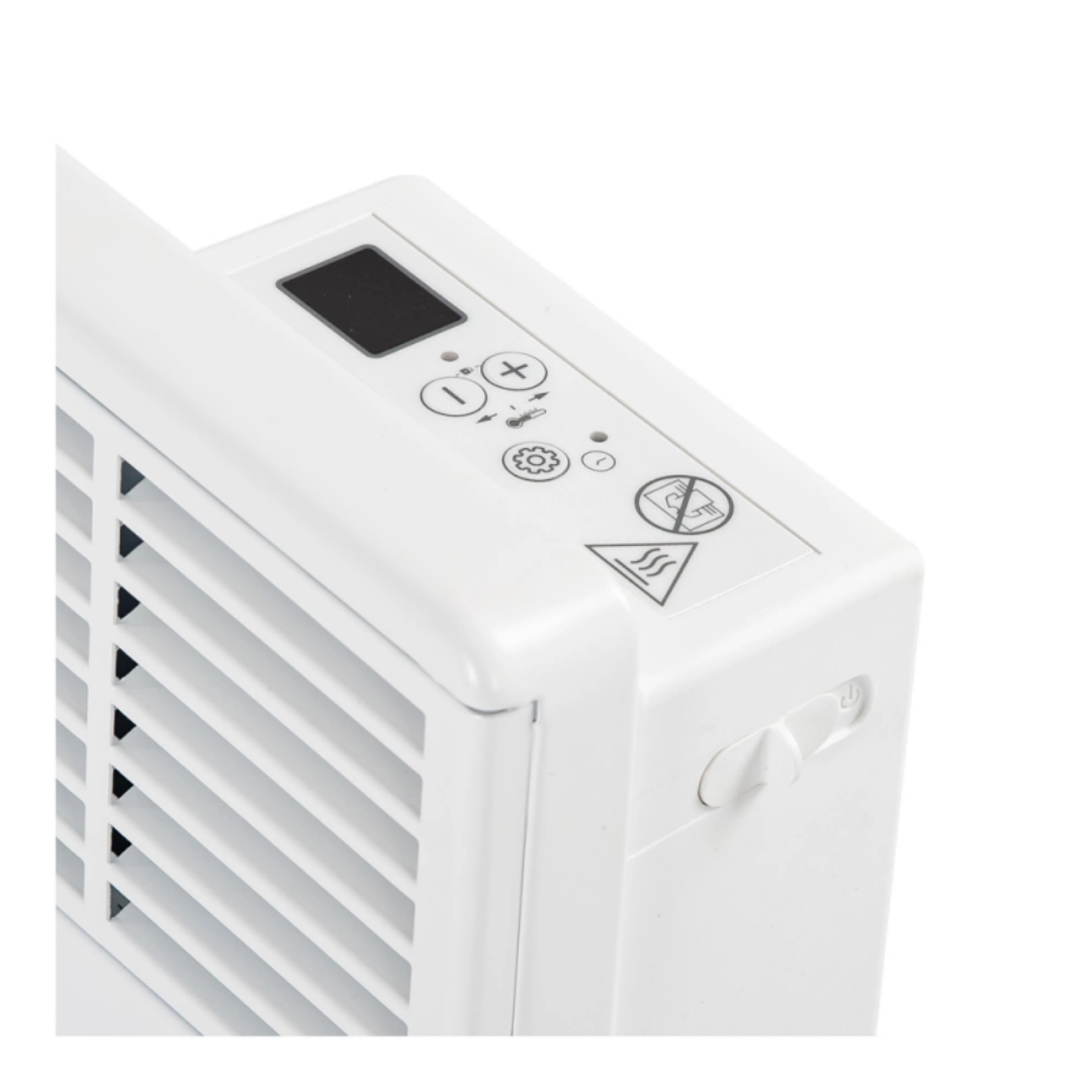 Konvektors sienas 2000W, BL, 740x440mm, balts, BASIC D, INTUIS