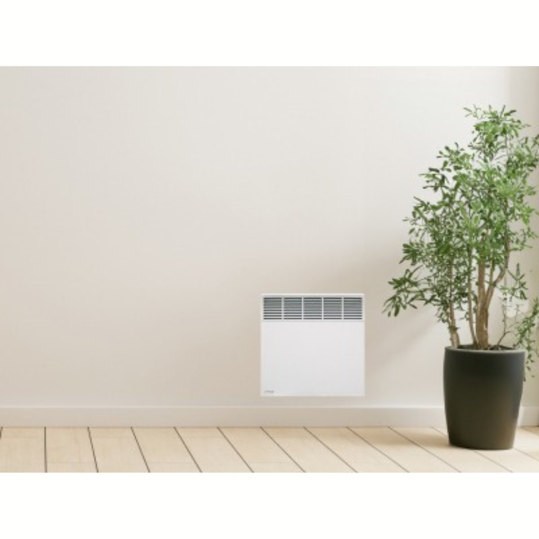 Konvektors sienas 1500W, BL, 580x440mm, balts, BASIC D, INTUIS