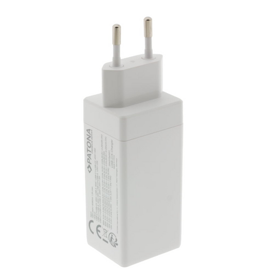 Premium USB lādētājs / 2x USB-C, 1x USB-A, PD 3.0, 65W, PATONA