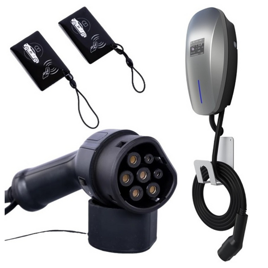 Uzlādes stacija ar vadu 5m, 22kW, 380VAC, 32A, Type 2, IP65, HiSmart