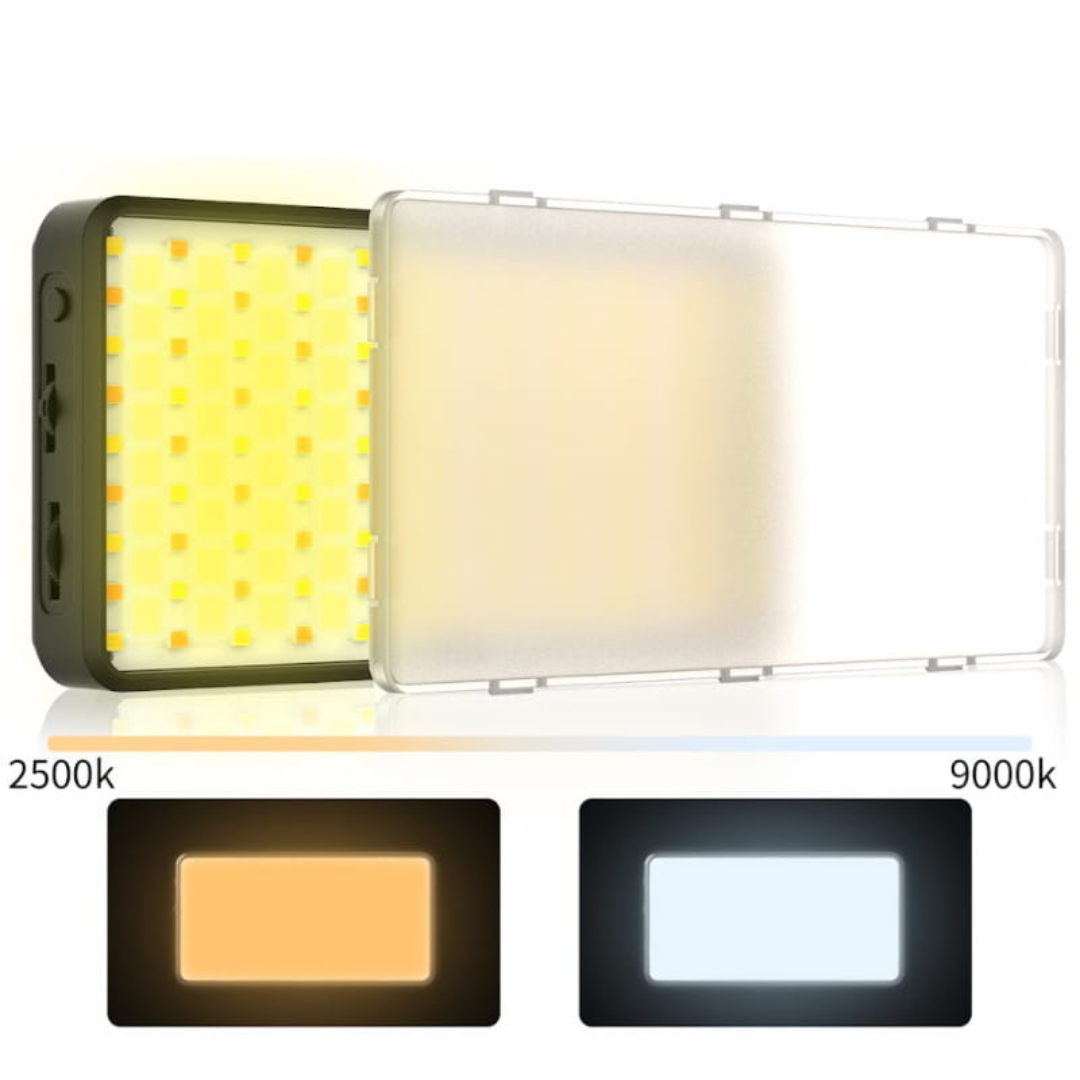 LED lampa VIJIM, VL196, 2500-9000K + RGB, Ulanzi