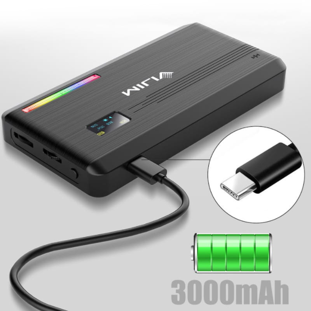 LED lampa VIJIM, VL196, 2500-9000K + RGB, Ulanzi