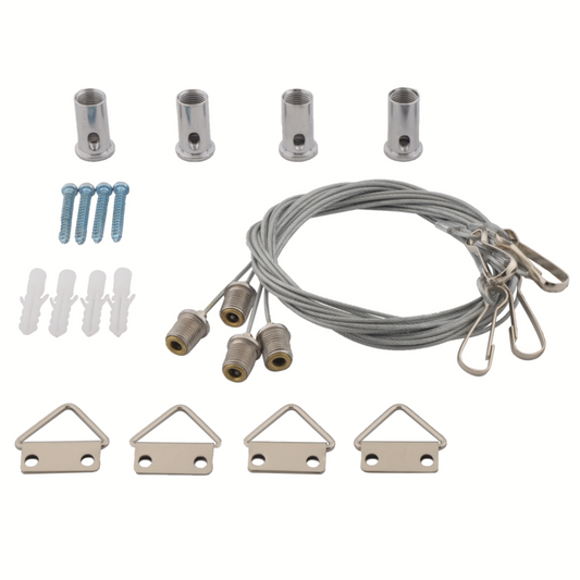 LED paneļa montāžas trošu komplekts / iekare, KIT3, LEDURO