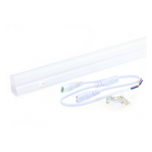 Lineārais LED gaismeklis ar slēdzi un vadu (bez kontaktdakšas), 20W, IP20, 4000K, 2050lm, 1200mm, LEDURO LINE 20
