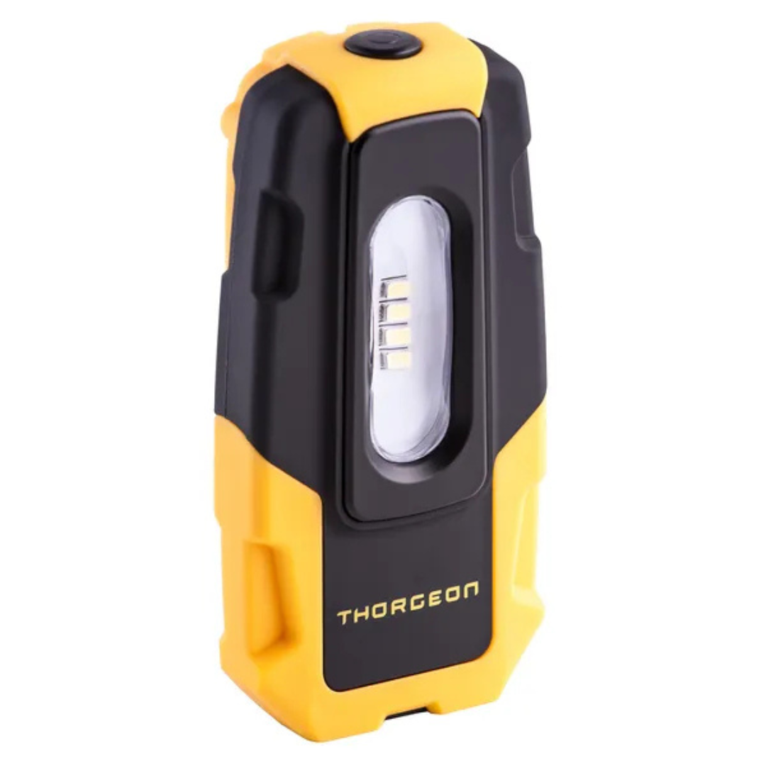LED lukturis darbām, 4x2W, 200Lm, IP20, iebūvēts akumulators 1800mAh, darbības laiks līdz 3 stundām, Power Bank funkcija, THORGEON