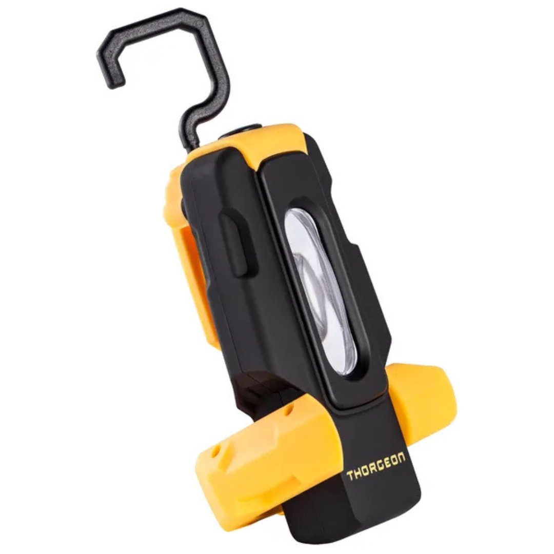 LED lukturis darbām, 4x2W, 200Lm, IP20, iebūvēts akumulators 1800mAh, darbības laiks līdz 3 stundām, Power Bank funkcija, THORGEON