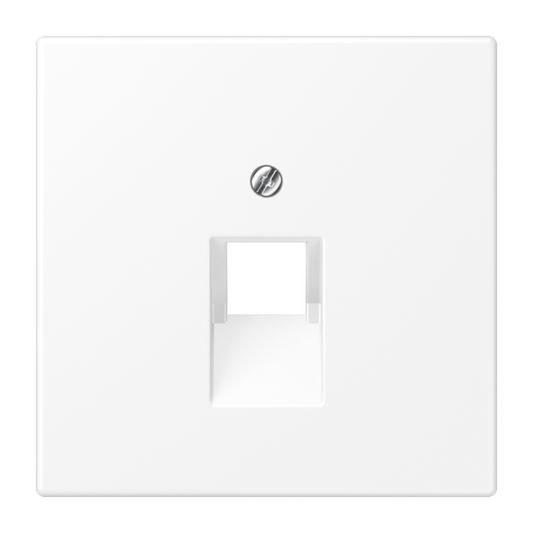 Nosegplāksne IAE/UAE datu ligzdai, 1xRJ45, matēta sniegbalta, LS990