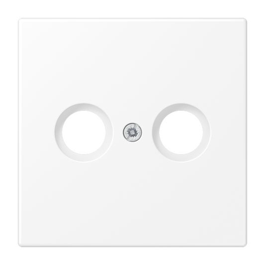 Nosegplāksne TV ligzdai, matēta sniegbalta, LS990