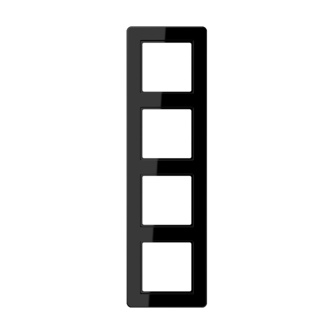 Rāmis 4-vietīgs, melns, A FLOW