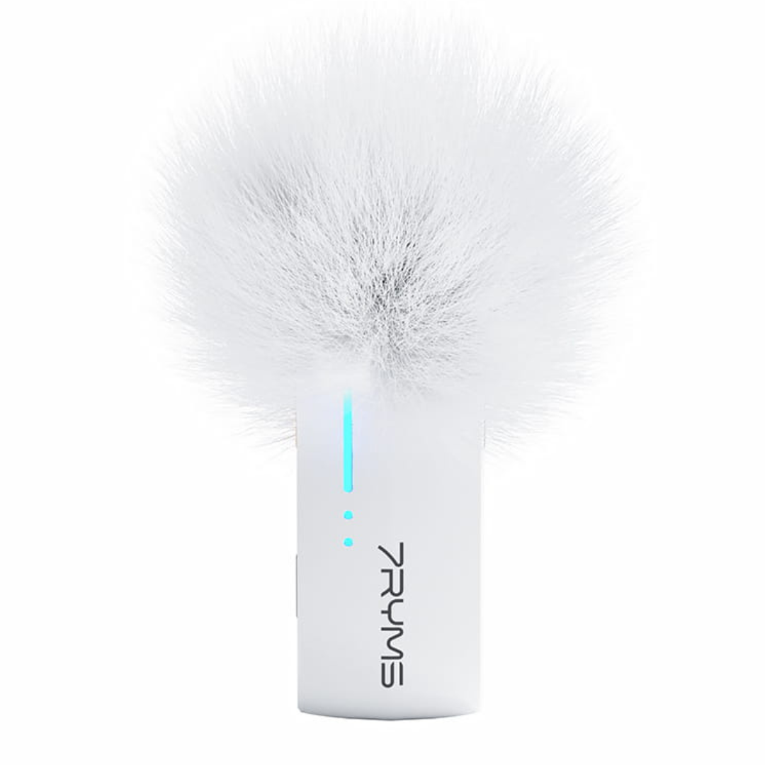 7Ryms iRay DW40 bezvadu mikrofonu komplekts, balts