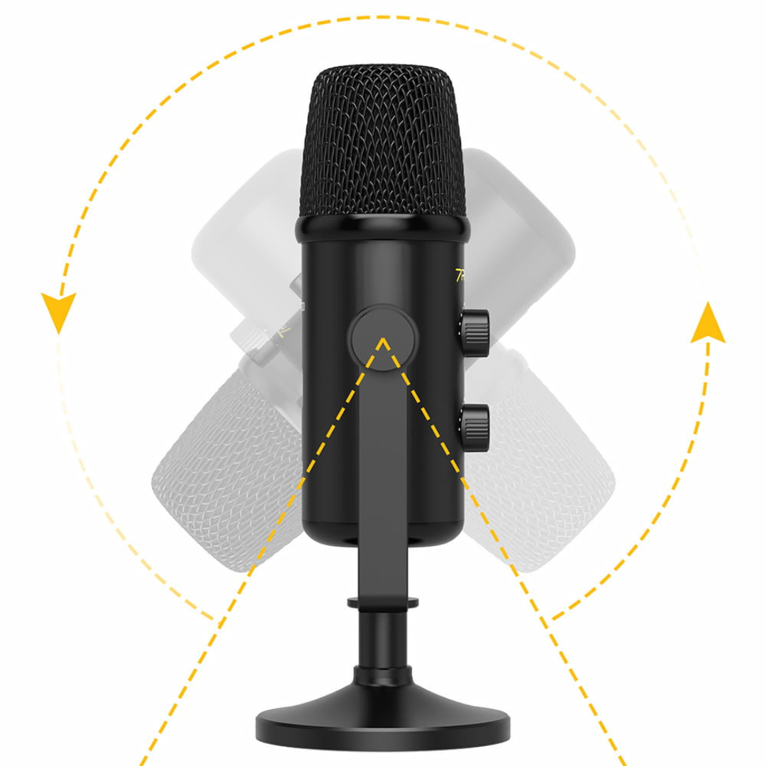 7Ryms AT20 galda kondensatora mikrofons (USB-C / USB-A)