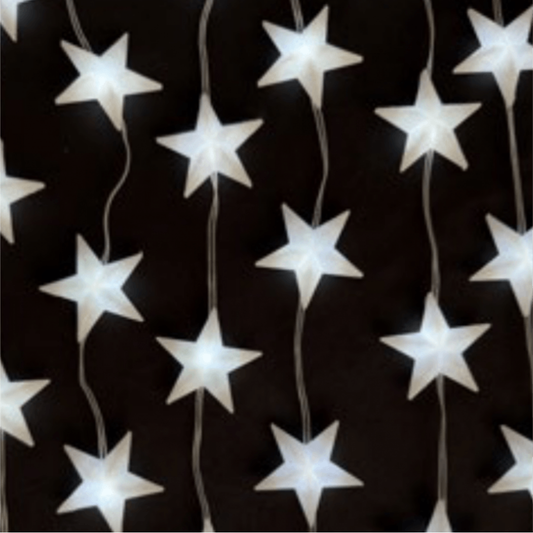 LED ziemassvētku virtene, Magic lights, 50 LED, 6500K,  Star, 5m, DC5V, IP65/IP20, Bluetooth