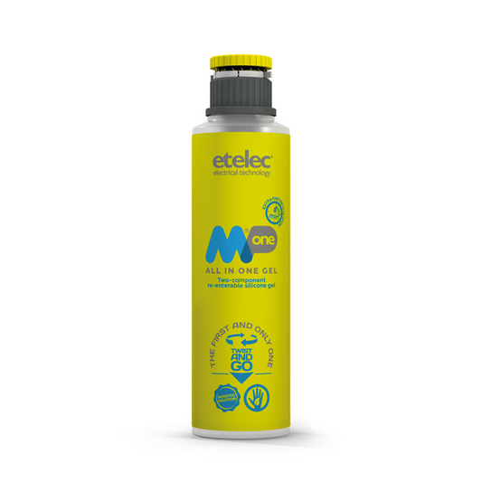Ātri cietējošs divu komponentu elektroizolācijas gēls 2in1 pudelē 0.6L, MPone, Etelec
