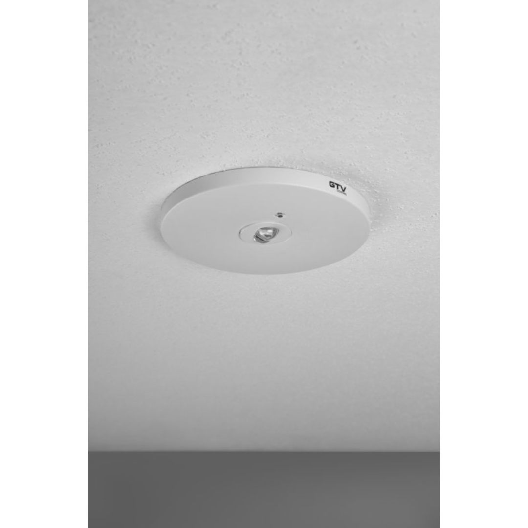 Avārijas gaismeklis Antipanik virsapmetuma / zemapmetuma, balts, 3W, 3h, 200lm, IP20, OGLA LED NM ST, GTV