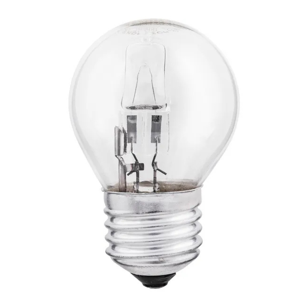 Halogēna spuldze E27, P45, 42W, 240V, THORGEON