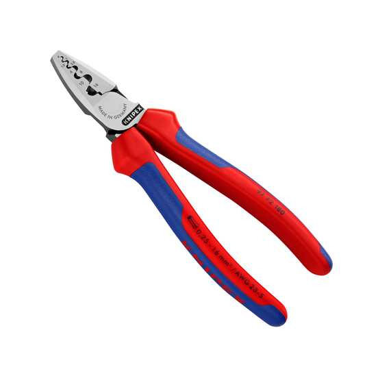 KNIPEX presēšanas knaibles 0.25-16mm2, 97 72 180