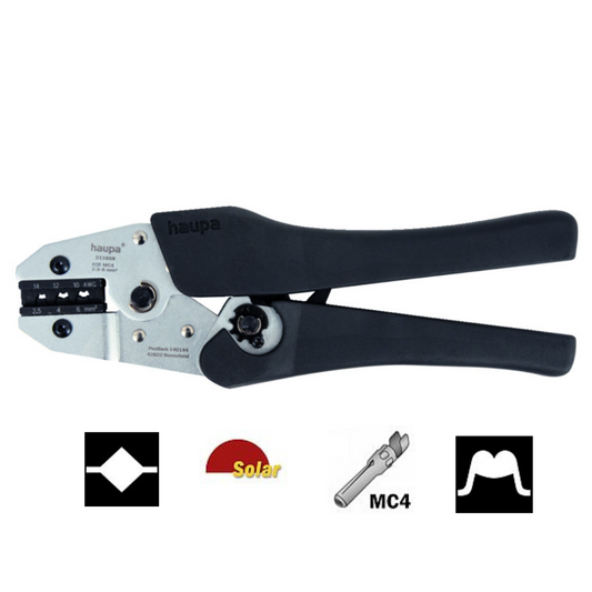 Presstangas saules paneļu vadiem/kabeļiem, MC4, Solar, 2,5-6mm2, HAUPA