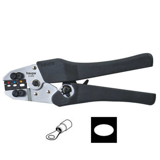 Izliektas presknaibles, 0,5-6mm2, ovāla apspiede, HAUPA