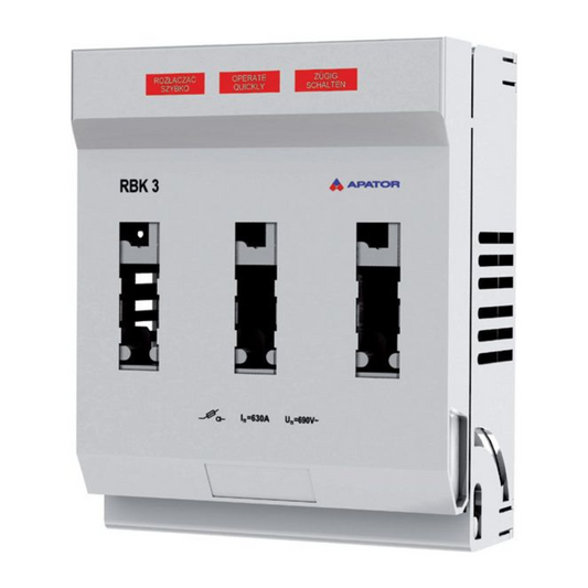 NH blokslēdzis, NH3, 630A, RBK 3, Apator