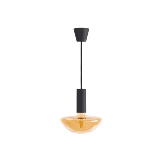LED gaismeklis, iekarams, melns, dimmējams, Sylvania Pendant Black, 1650mm, + Sylcone retro GX200 4.5W, 2000K, IP20