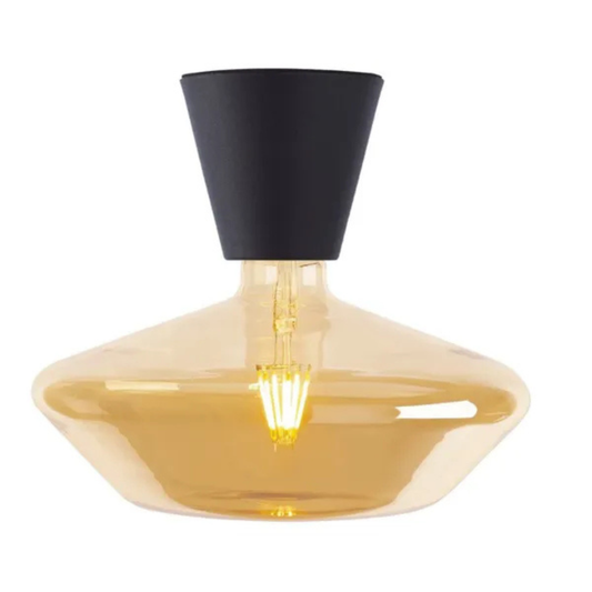 LED gaismeklis, melns, dimmējams, Sylvania SYLCONE RETRO, 4.5W, 2000K, IP20