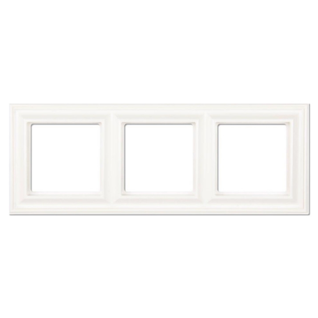 Rāmis 3-vietīgs, balts, DECO (Retro stils), priekš A un AS500 sērijas