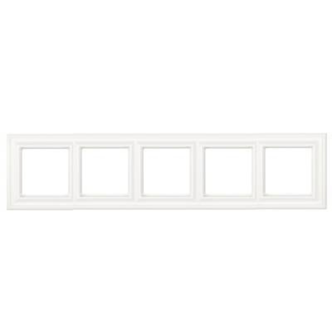 Rāmis 5-vietīgs, balts, DECO (Retro stils), priekš A un AS500 sērijas