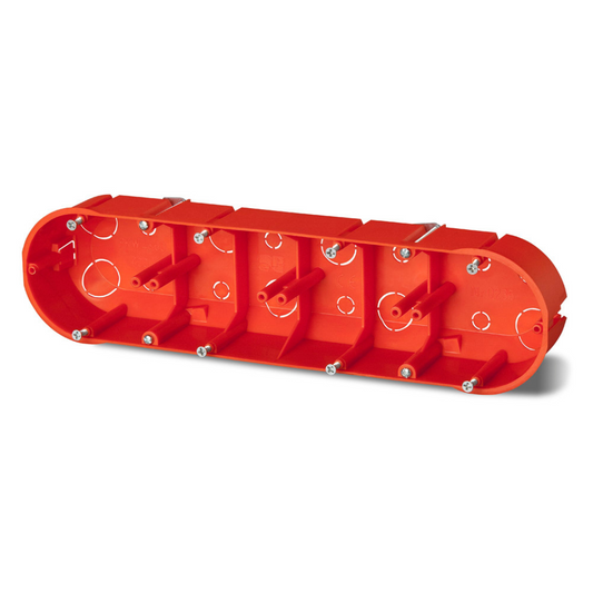 Instalācijas kārba 4-vietīga dobai (reģipša) sienai, Ø68mm, H47mm, Elektro-Plast