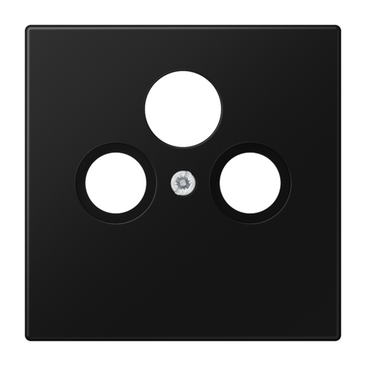 Nosegplāksne SAT/TV ligzdai, matēta grafīta melna, LS990