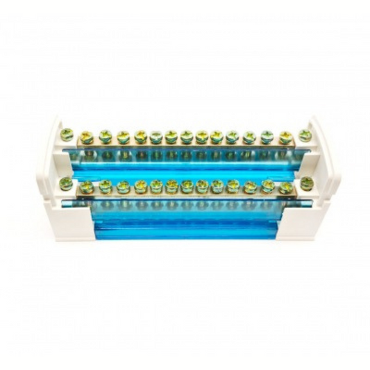 Sadales spaiļu bloks uz DIN sliedes, 2x15, 125A/500V, DB215, VEXEN