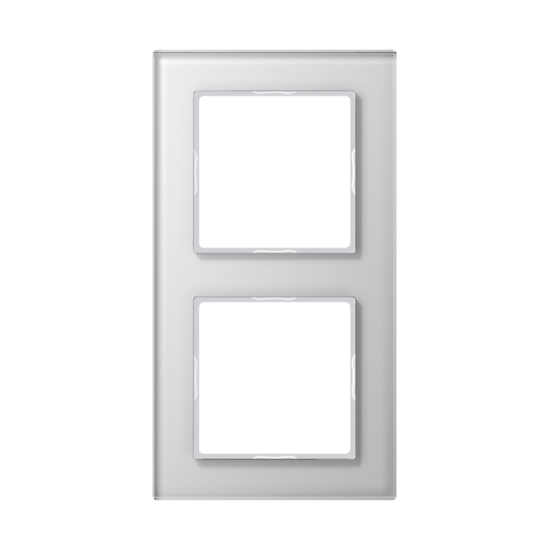 Rāmis stikla 2-vietīgs, balts, A CREATION