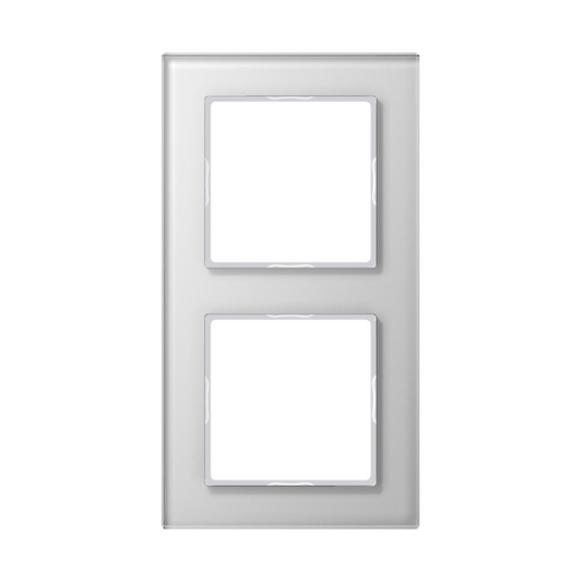 Rāmis stikla 2-vietīgs, balts, A CREATION