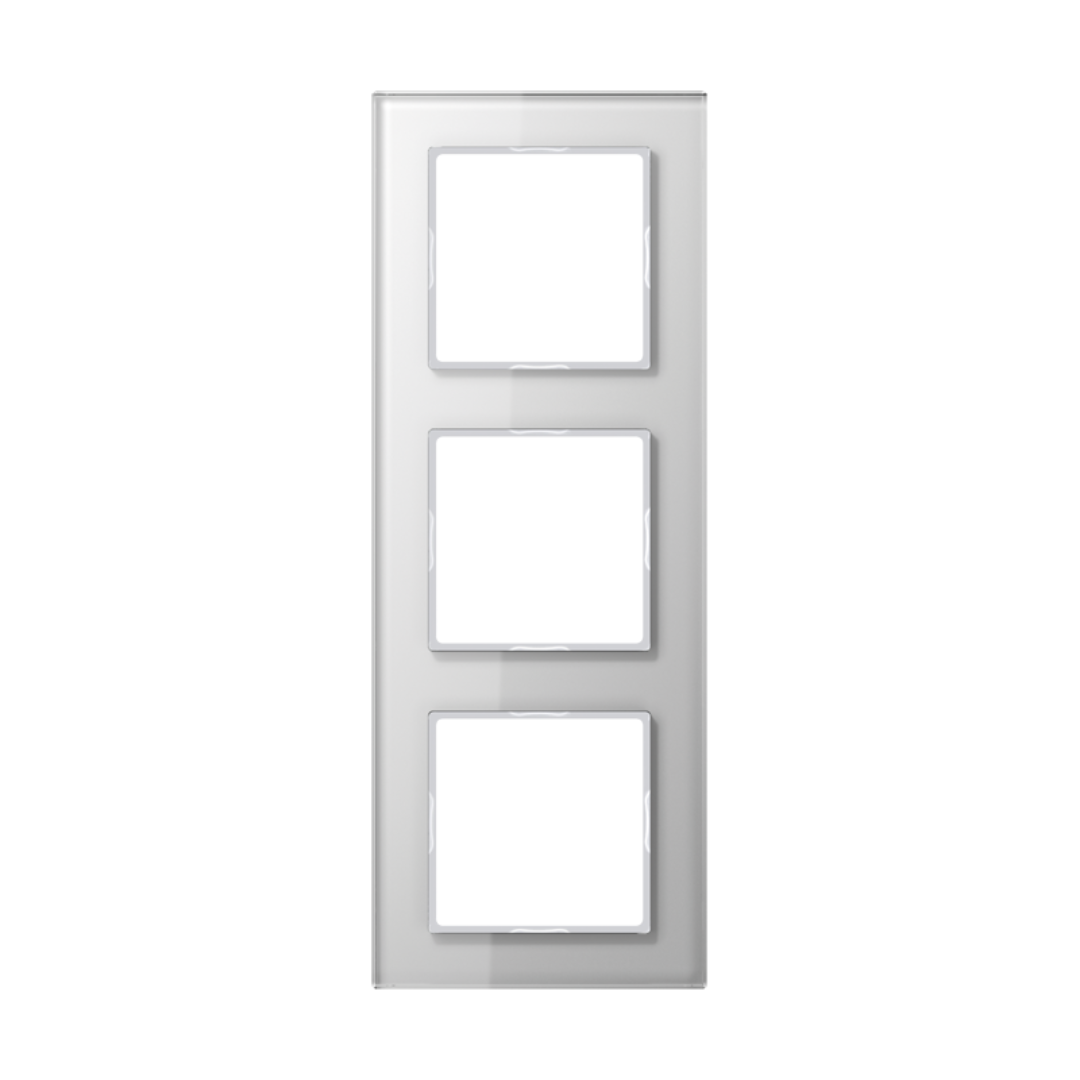 Rāmis stikla 3-vietīgs, balts, A CREATION