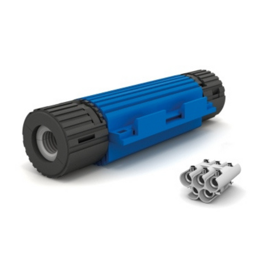 SHARK taisna savienojuma uzmava ar gēlu IP68, 5x2.5-6mm2, d12-18mm, 0.6/1KV kabeļiem, Etelec