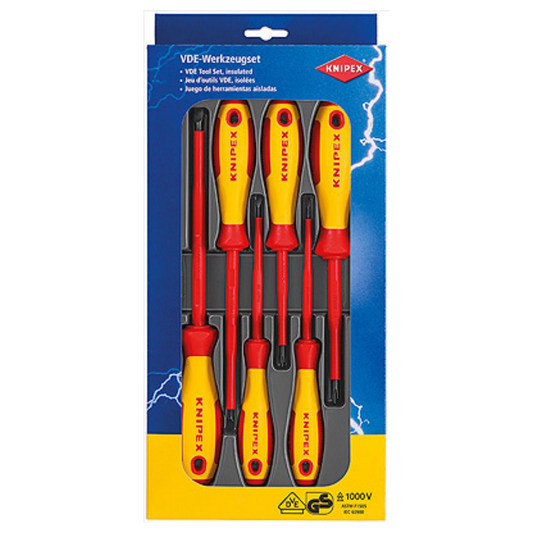 KNIPEX skrūvgriežu komplekts VDE  00 20 12 V01