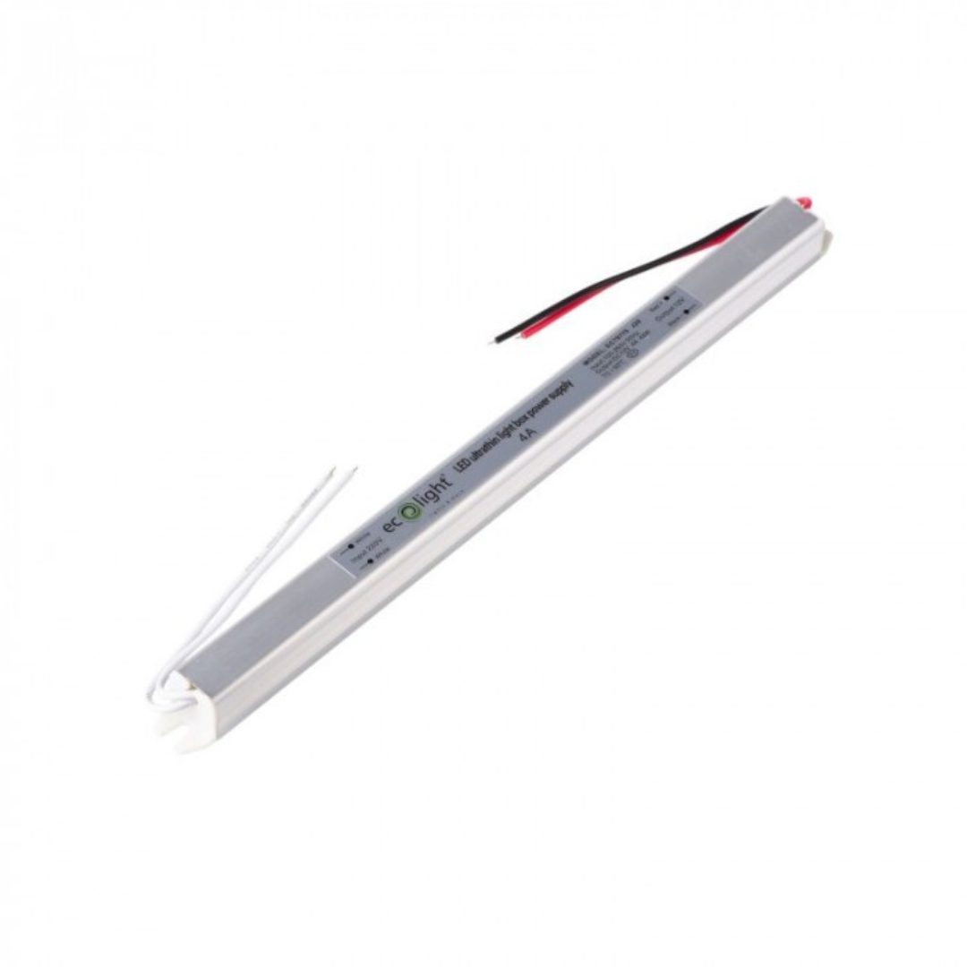 Barošanas bloks mēbeļu Ultra SLIM, 48W, 4A, 12V, EC79775, ECOLIGHT