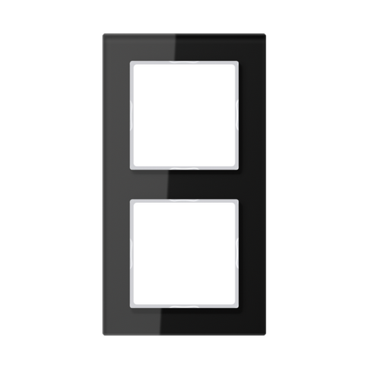 Rāmis stikla 2-vietīgs, melns, A CREATION