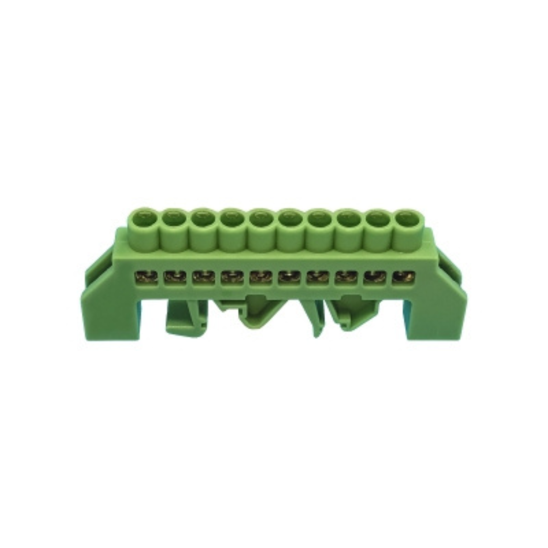 Izolētā zemējumā spaile uz DIN sliedes, 10 poli, TPE10GI