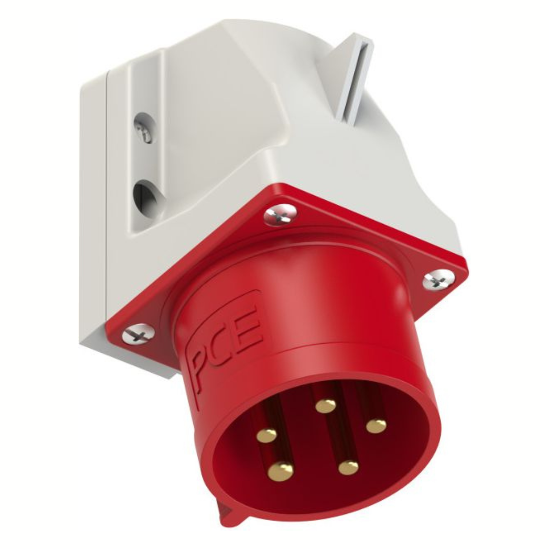 Spraudnis virsapmetuma 5x32A (3P+N+PE) 6h IP44 sarkans, PCE