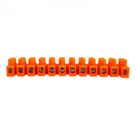 Spaiļu rinda 2.5mm2, 3A, 12 vietas, ECOLIGHT