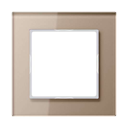 Rāmis stikla 1-vietīgs, šampanieša krāsa, A CREATION