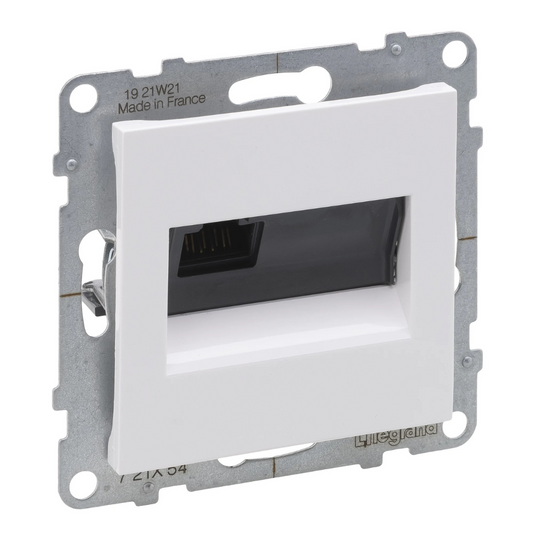 1xRJ45 datu kontaktligzda CAT6, balta, SUNO