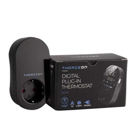 Digitālais spraudņa termostats ar sensoru un Wi-Fi, tuya, 20A, 220V
