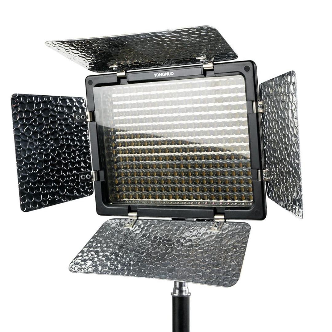 Tetovēšanas komplekts, Yongnuo YN300III 3200-5600K lampa ar barošanas avotu, statīvu un polarizējošo plēvi